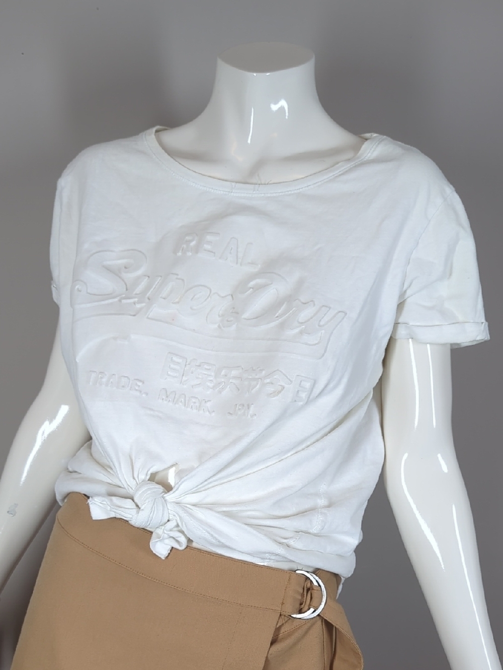 Superdry White Short Sleeve Tee